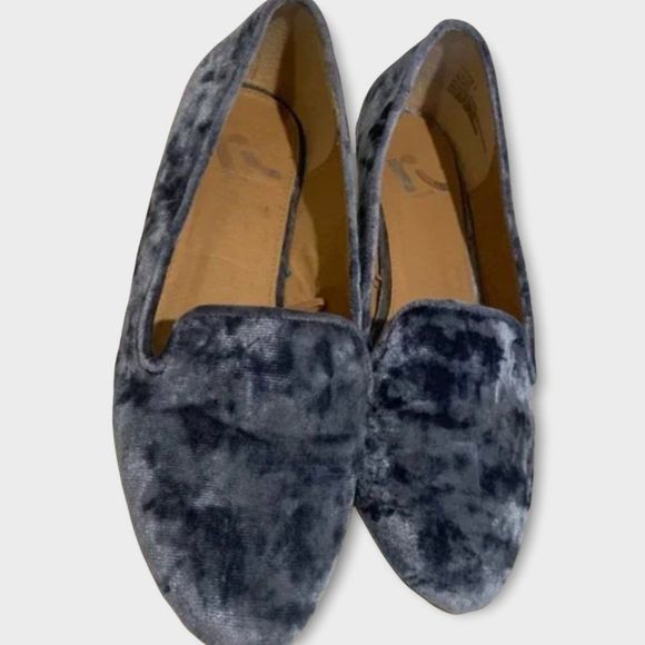 Report Shoes 36 Report Aspen Crush Velvet Slip On Loafer Mirrored